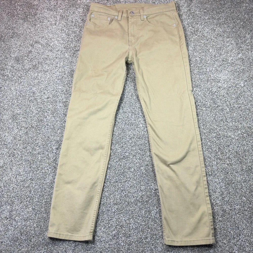Levis 502 Taper Fit All Seasons Tech Khaki Tan Pants Mens 31x32 29507-0639